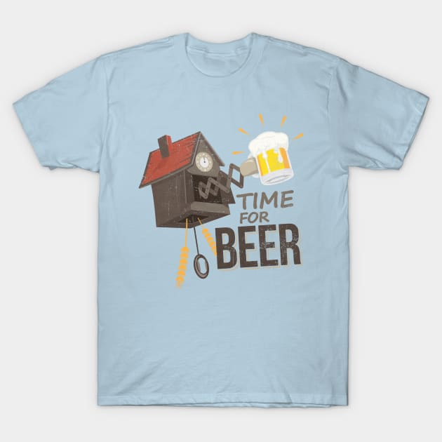 TIME FOR BEER T-Shirt by sinika